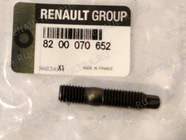 Фото запчасти рено renault parts, nissan ниссан: ШПИЛЬКА КОЛЛЕКТОРА Код производителя 8200070652 Производитель Renault/Nissan